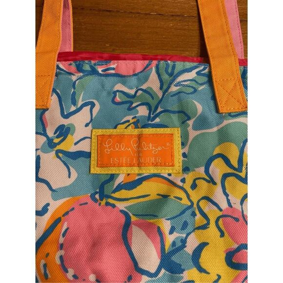 Lilly Pulitzer for Estee Lauder multicolor tote bag - Picture 2 of 7